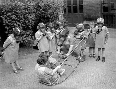 This Collection Of Photos Show Disturbing Daily Life In Gas Masks