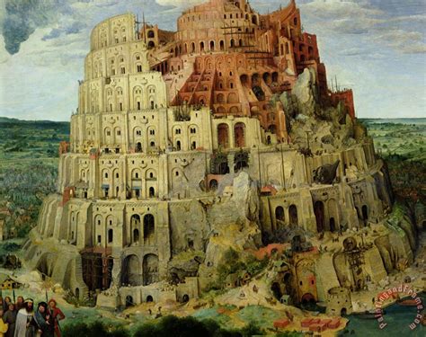 Pieter the Elder Bruegel Tower of Babel painting - Tower of Babel print for sale