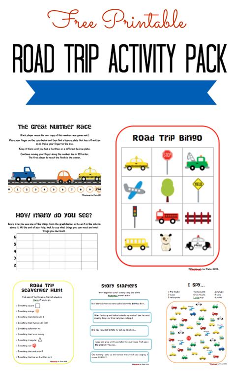Learn my tricks to handing trips! Lively road trip games printable | Derrick Website