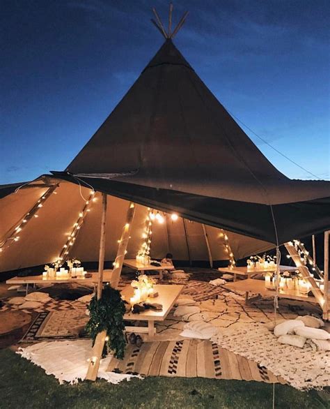Home Sweet Home Boho Tent Outdoor Marquee Wedding