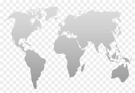 World Map Png High Resolution Gray World Map Transparent Png