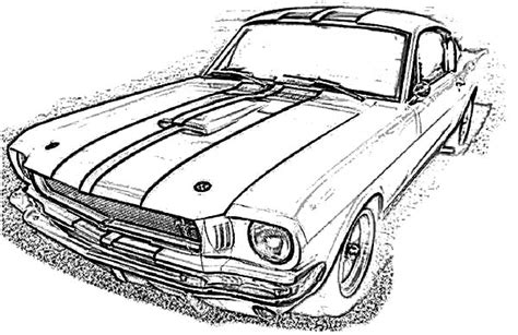Mustang coloring shelby drawing cars pages drawings ford gt 1968 template classic 1969 carros truck rod audi cool sketch classicarsnnews. Mustang Car GT 350 Coloring Pages : Best Place to Color in ...