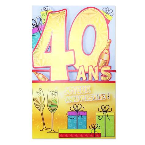 Carte anniversaire gratuite à imprimer carte d'anniversaire. Carte anniversaire gratuite 40 ans femme - Kitchen93