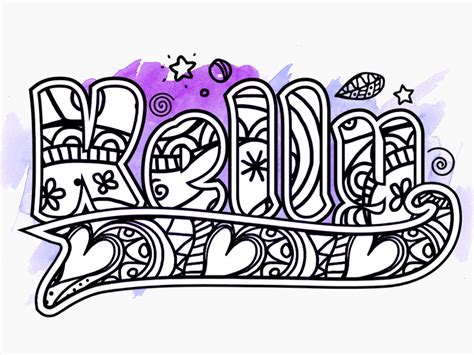 Doodle Name Design By Joana N 🕸 On Dribbble