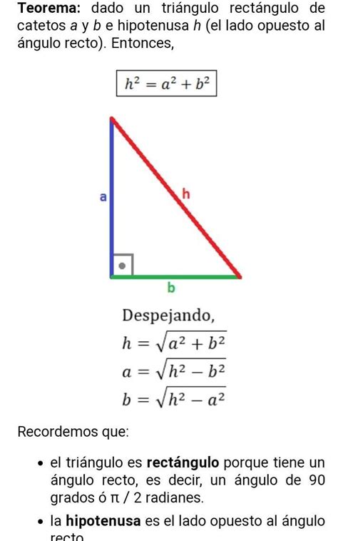 Teorema De Pitagoras Respuesta Problema 1 Hot Sex Picture