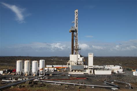 Iceland Geothermal Deep Drilling Project Drilling 5 Kilometers Into