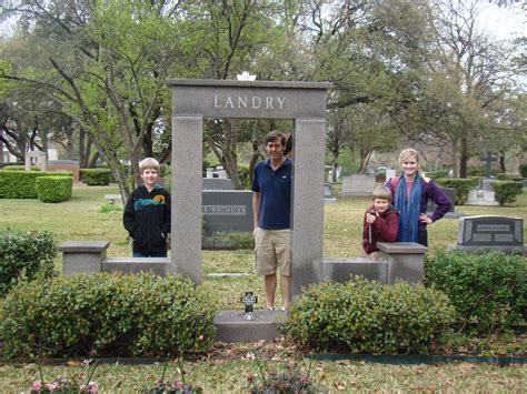 Visiting The Tom Landry Grave