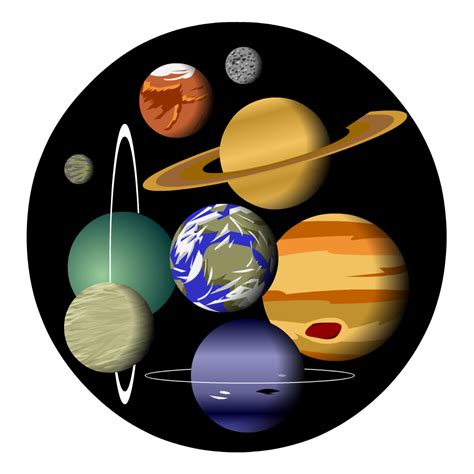 Solar System Icons Transparent Fastvirt