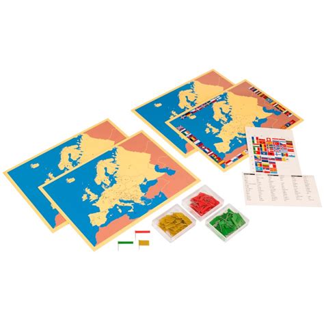 Four Maps Of Europe Nienhuis Montessori Deutschland