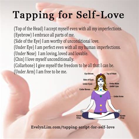 Tapping Script For Self Love Overcome Self Rejection Eft