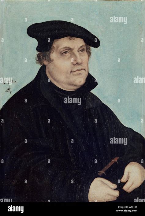 Lucas Cranach DÄ Bildnis Martin Luthers Stock Photo Alamy