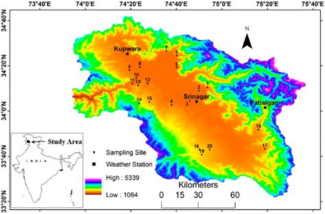 Here are handpicked valleys in kashmir that make a trip to the crown of this country totally worth it. Location map showing the sampling sites in the Kashmir Valley. The... | Download Scientific Diagram