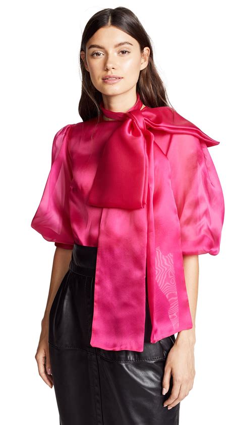 Silk Bow Blouse Pretty Outfits Fashion Blouse And Skirt