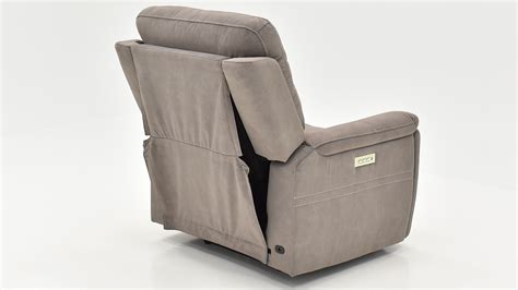 Arula Power Recliner Gray Home Furniture