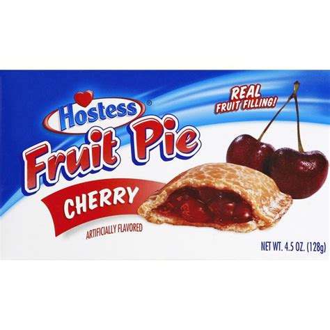 Used 1 cup sugar for fruit mixture to counter extra tartness from extra rhubarb and it turned out delicious! Hostess Cherry Fruit Pie Single Serve (4.5 oz) from Safeway - Instacart
