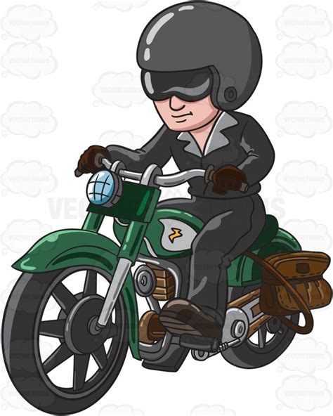 Download High Quality Motorcycle Clipart Rider Transparent Png Images