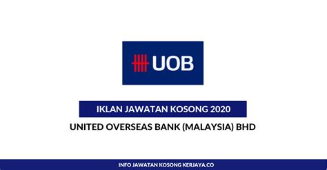 In order to make international payments to united overseas bank (malaysia) berhad in. Jawatan Kosong Terkini United Overseas Bank • Kerja Kosong ...
