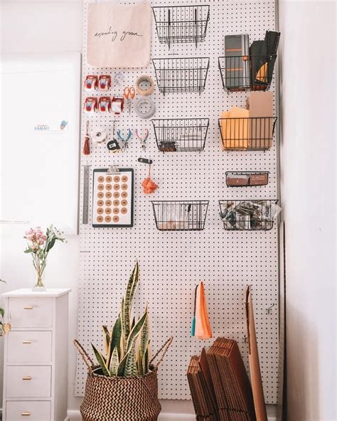 70 Pegboard Ideas For Crafting Organizing And Decorating
