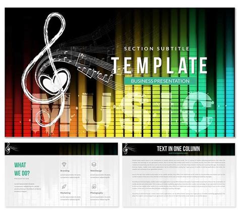 Music Romantic Song Lyrics Powerpoint Template Download Now