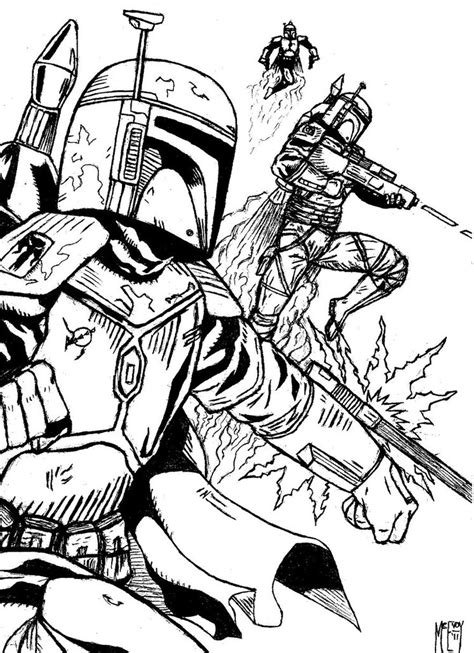 Boba Fett Coloring Page Coloring Page For Kids Coloring Home
