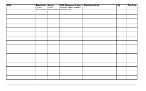 Risk Assessment Templates Free Printable Pdf Excel Word Hot Sex Picture