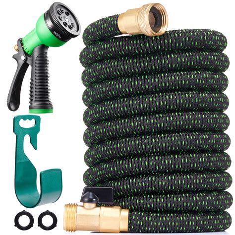 Buy 100ft Expandable Garden Hose 2021 Upgraded Expanding Water Hoses With Spray Nozzle