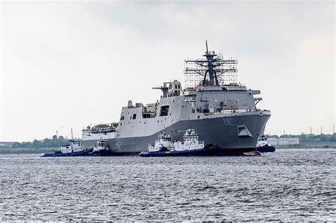 US Navys San Antonio Class Ship LPD 28 Completes Builders Trials