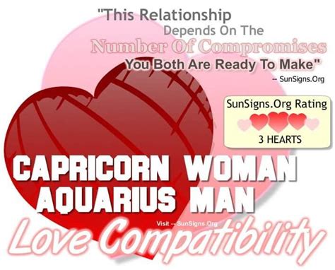 Capricorn Woman And Aquarius Man A Compromising Match Sun Signs