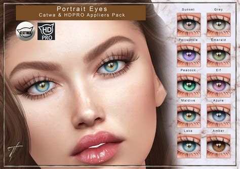 Second Life Marketplace Tville Portrait Eyes Catwa And Hdpro Pack