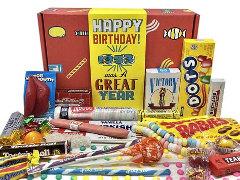 Mua Retro Candy Yum 1953 70th Birthday T Box Nostalgic Retro Candy