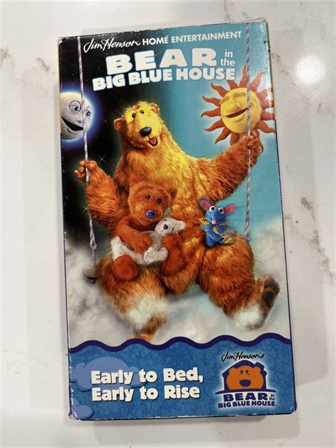 Jim Henson Bear In The Big Blue House Early To Bed Early To Rise Vhs