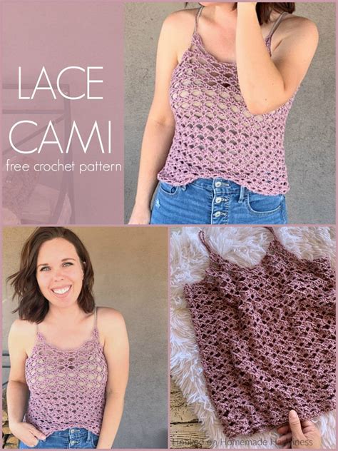 Lace Cami Crochet Pattern Crochet Top Pattern Crochet Top Crochet