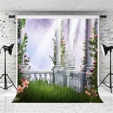 Hellodecor Polyester Fabric 5x7ft Photography Backdrop Natural Scenery