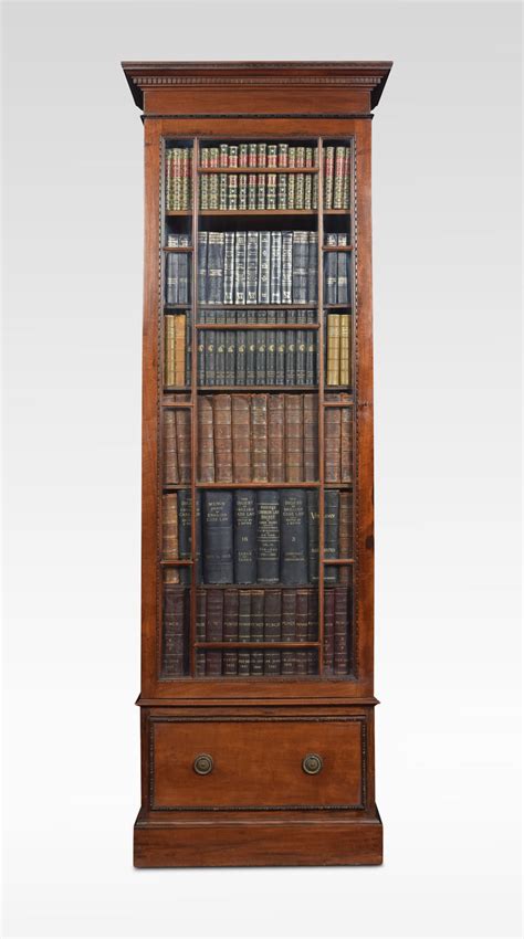 Georgian Style Tall Narrow Bookcase Shackladys Antiques