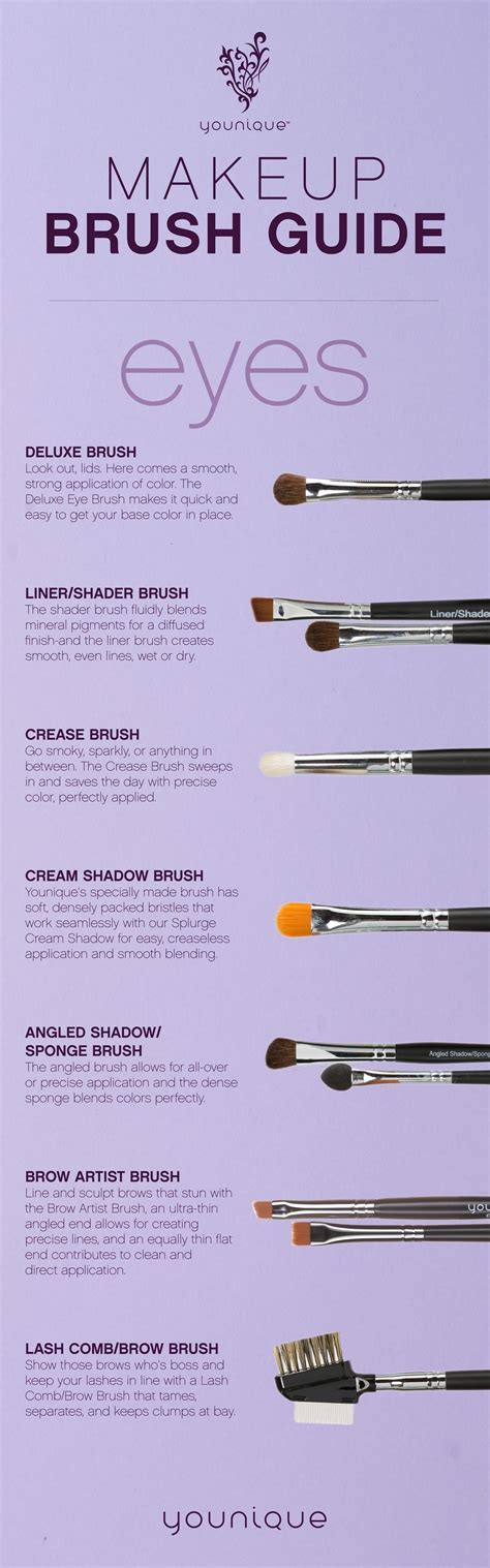 Eye Makeup Brushes Guide Yoiki Guide