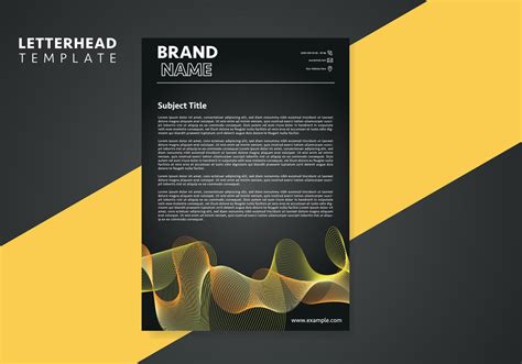 Corporate Modern Letterhead Design Template Creative Modern Letter