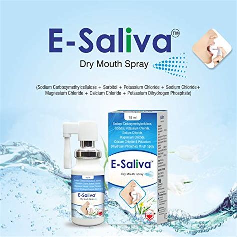 E Saliva Dry Mouth Spray Artificial Saliva Oral Hydration Oral
