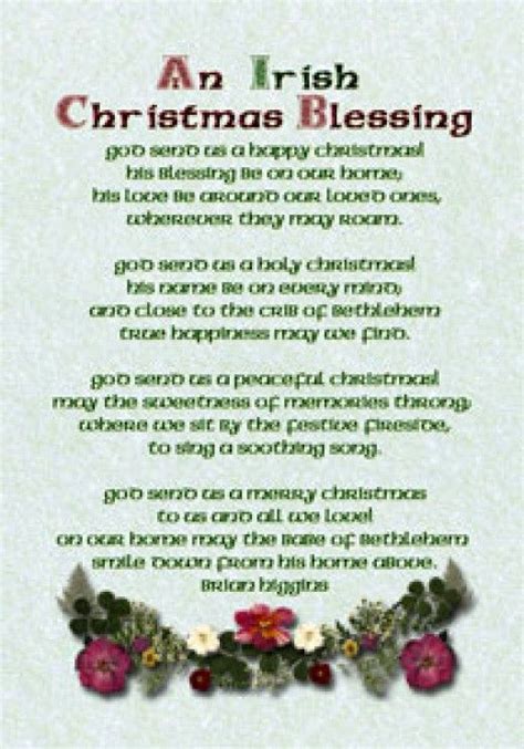 Irish Christmas Blessings Greetings And Poems Irish Christmas Irish