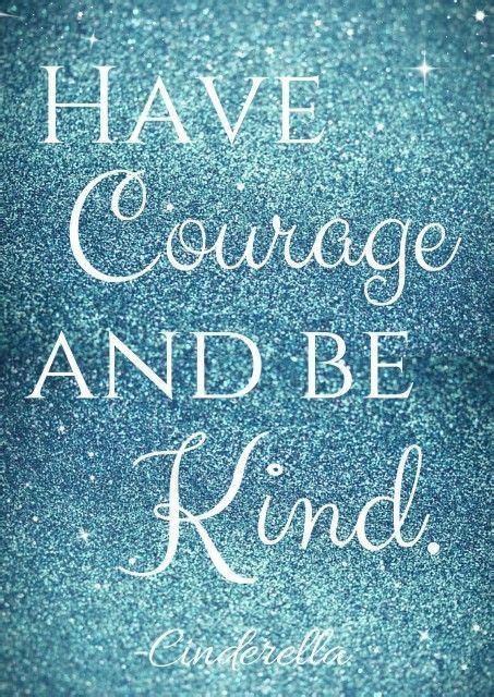 An Instagram Page With The Words Have Courage And Be Kindl On It