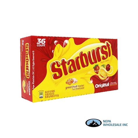 Starburst 36 207 Oz Original 040000011514 Nepawholesale Inc