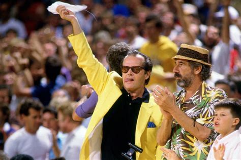 Vintage Photos Of Celebrities Courtside At Lakers Games