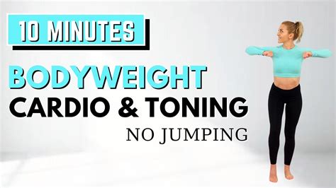 10 Min Fat Burning Cardio And Toning Full Body Workout All Standing No