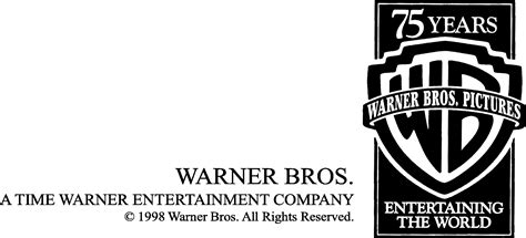 Download Warner Bros 75 Years Logo Warner Bros 75 Years Entertaining