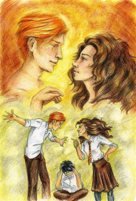 Arguing Like A Married Couple Harry Potter Fan Art Harry Potter