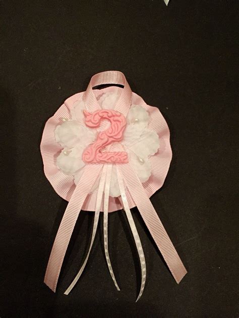 Birthday Guest Corsage Capias Etsy Pink Birthday Personalized
