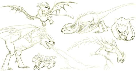 Httyd Sketches 1 Of 2 By Morowhitewolf On Deviantart