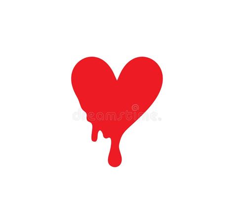 Dripping Heart Stock Illustrations 875 Dripping Heart Stock