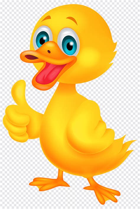Donald Duck Cartoon Little Duck Yellow Duckling Vertebrate Cartoons
