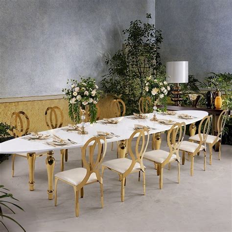 These steel central table are made from the finest materials and are extremely durable to last for a long span of time. China Wedding Banquet Long Stainless Steel with Glass Top ...