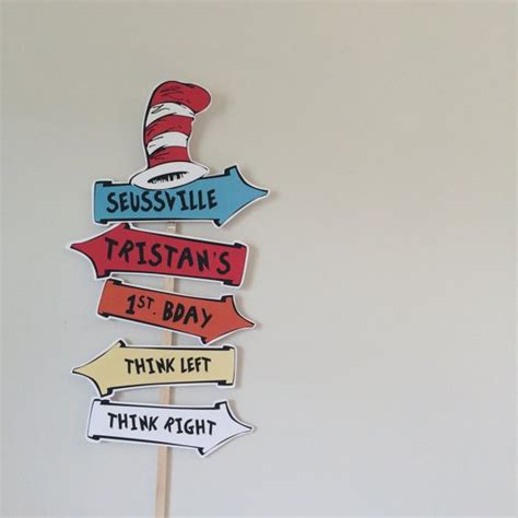 Personalized Dr Seuss Arrow Sign By Partypopprints On Etsy Dr Seuss
